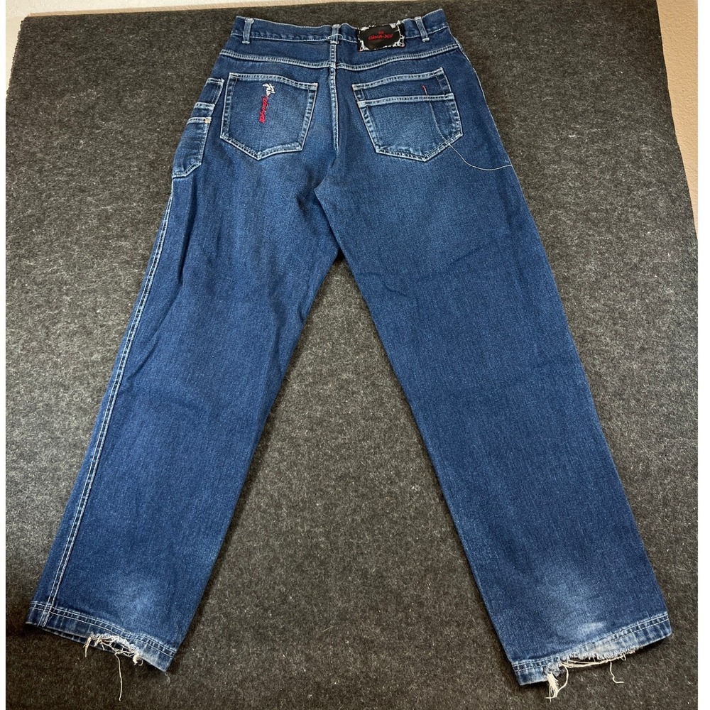 Vintage FUBU The Collection Circa-XCII Carpenter Jeans Mens 38x34 Blue Denim 90s